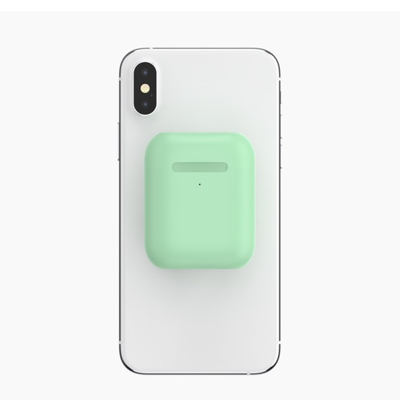 2/20 PopGrip Popsockets AirPods Holder Neo Mint Light Green BNWT - Picture 5 of 10
